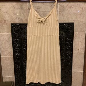 Hollister tan sundress/cover up